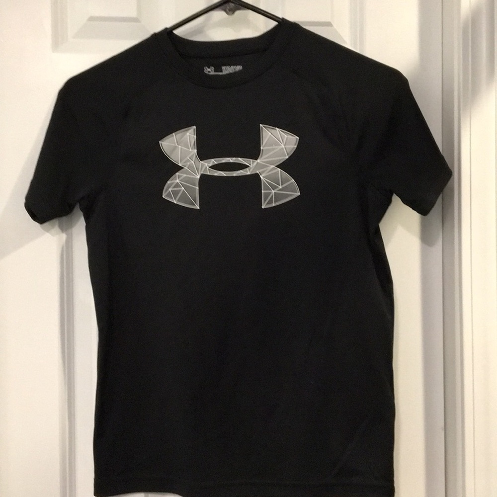 Under Armour Boy’s T-Shirt Heat Gear EUC Black